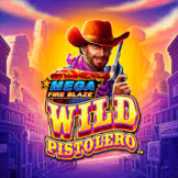logo Mega Fire Blaze Wild Pistolero