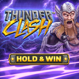 logo Thunder Clash Hold and Win