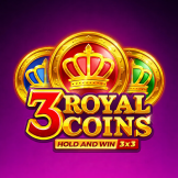 logo 3 Royal Coins Hold and Win