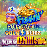 logo Fishin Pots of Gold Gold Blitz King Millions