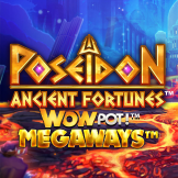 logo Ancient Fortunes Poseidon WowPot Megaways