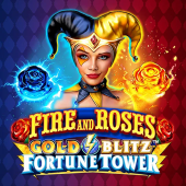 logo Fire and Roses Gold Blitz Fortune Tower