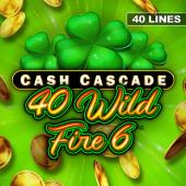 logo Cash Cascade - 40 Wild Fire 6