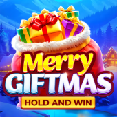 logo Merry Giftmas Hold and Win
