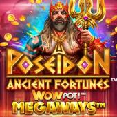 logo Ancient Fortunes Poseidon WowPot Megaways
