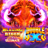 logo Blazing Bison Gold Blitz Ultimate DOUBLE X