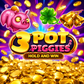 logo 3 Pot Piggies Hold and Win