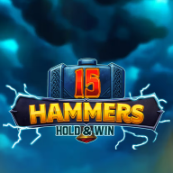 logo 15 Hammers Hold and Win