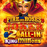 logo Fire and Roses Joker 2 All-In King Millions