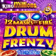 logo 12 Masks of Fire Drum Frenzy King Millions
