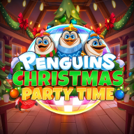 logo Penguins Christmas Party Time
