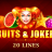Fruits & Jokers: 20 lines logo