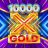 logo 10000x Gold