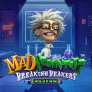 logo Mad Scientist Breaking Beakers
