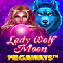 logo Lady Wolf Moon Megaways