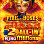 logo Fire and Roses Joker 2 All-In King Millions