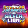 logo Stellar Jackpots with Silver Lion