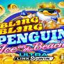 logo Bling Bling Penguin: Ice On The Beach