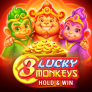 logo 3 Lucky Monkeys Hold & Win