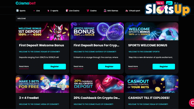 Cosmobet casino promotions