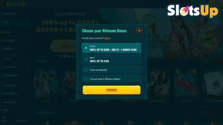 Spinanga login
