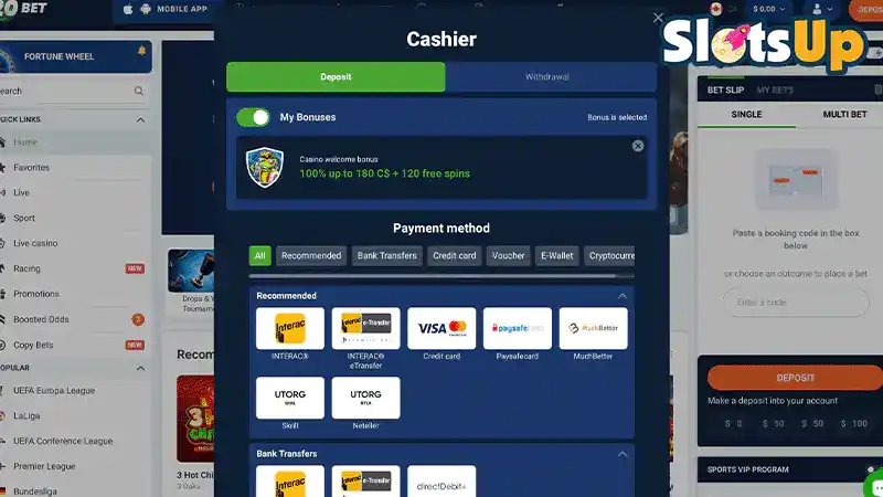 Depositi 20Bet
