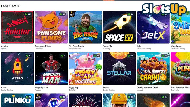 20Bet sui giochi veloci