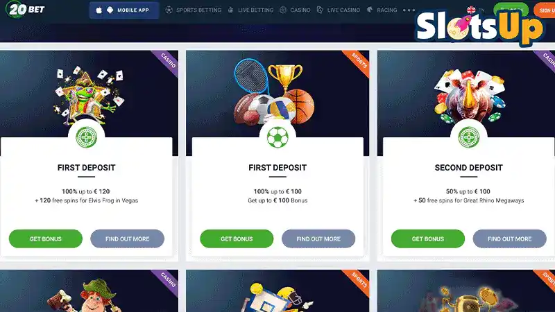 20Bet sulle promozioni