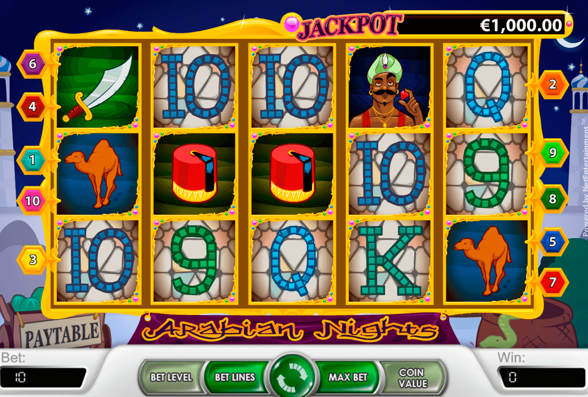 arabian nights netent slot machine 