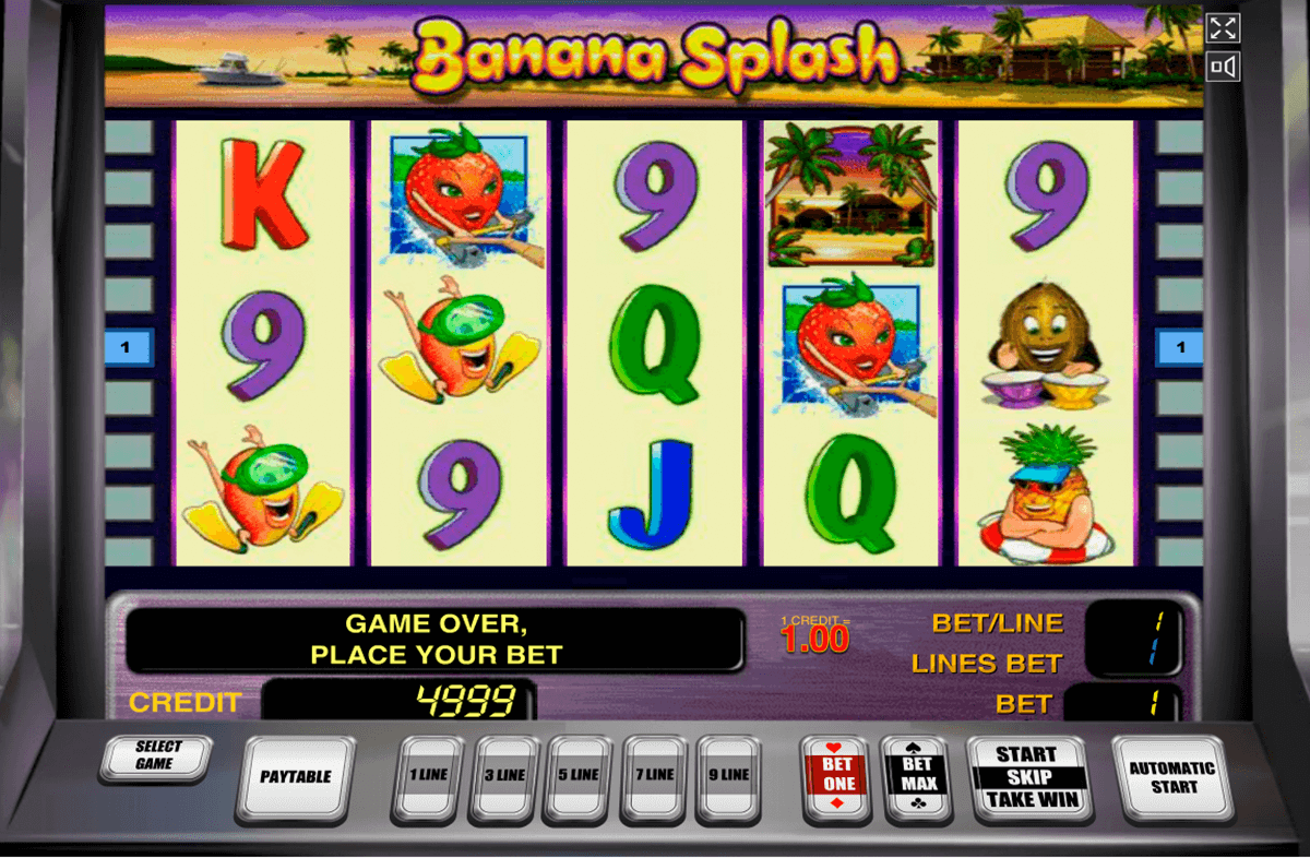 banana splash novomatic slot machine 
