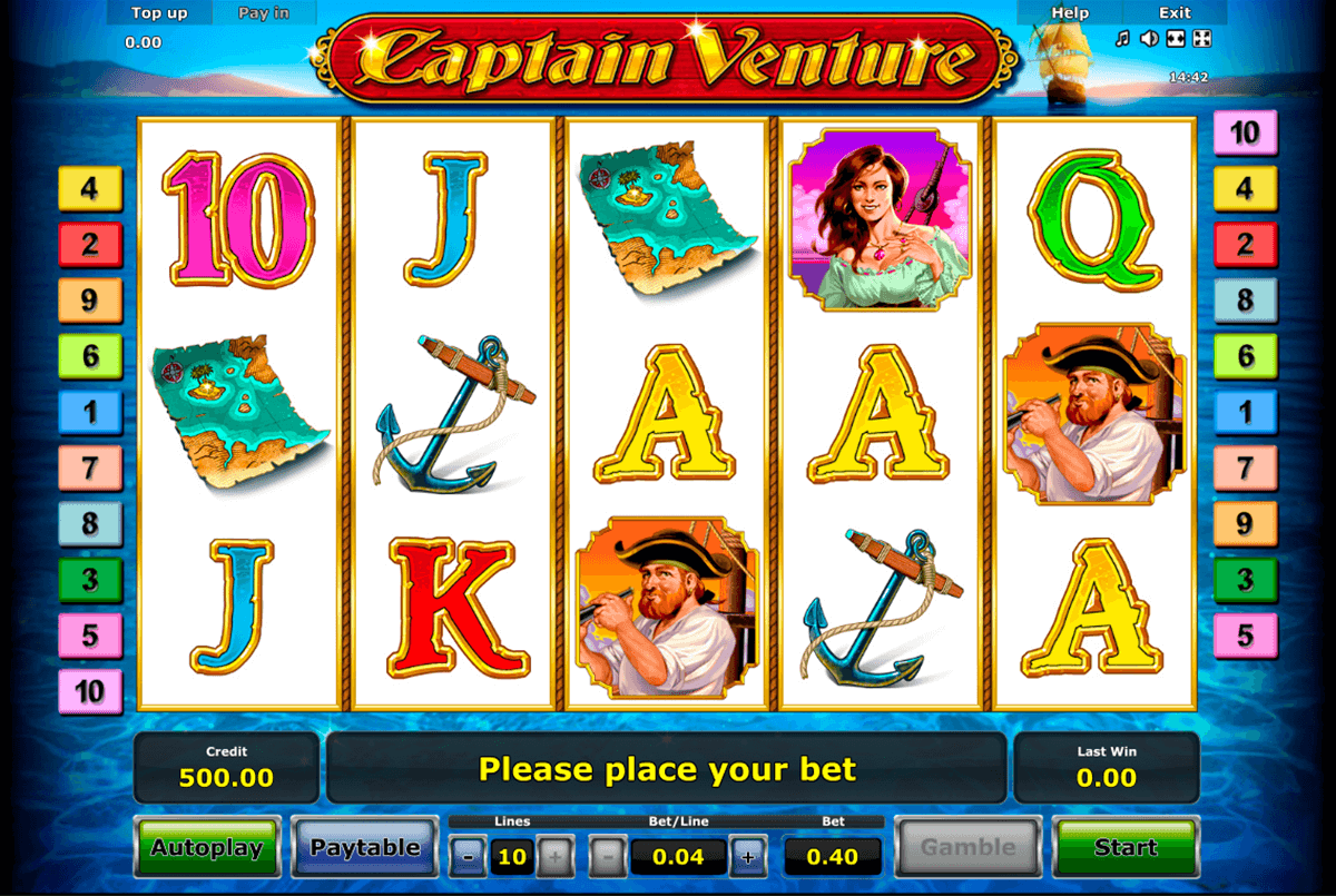 captain venture novomatic slot machine 