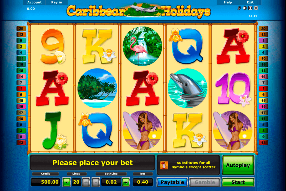 caribbean holidays novomatic slot machine 