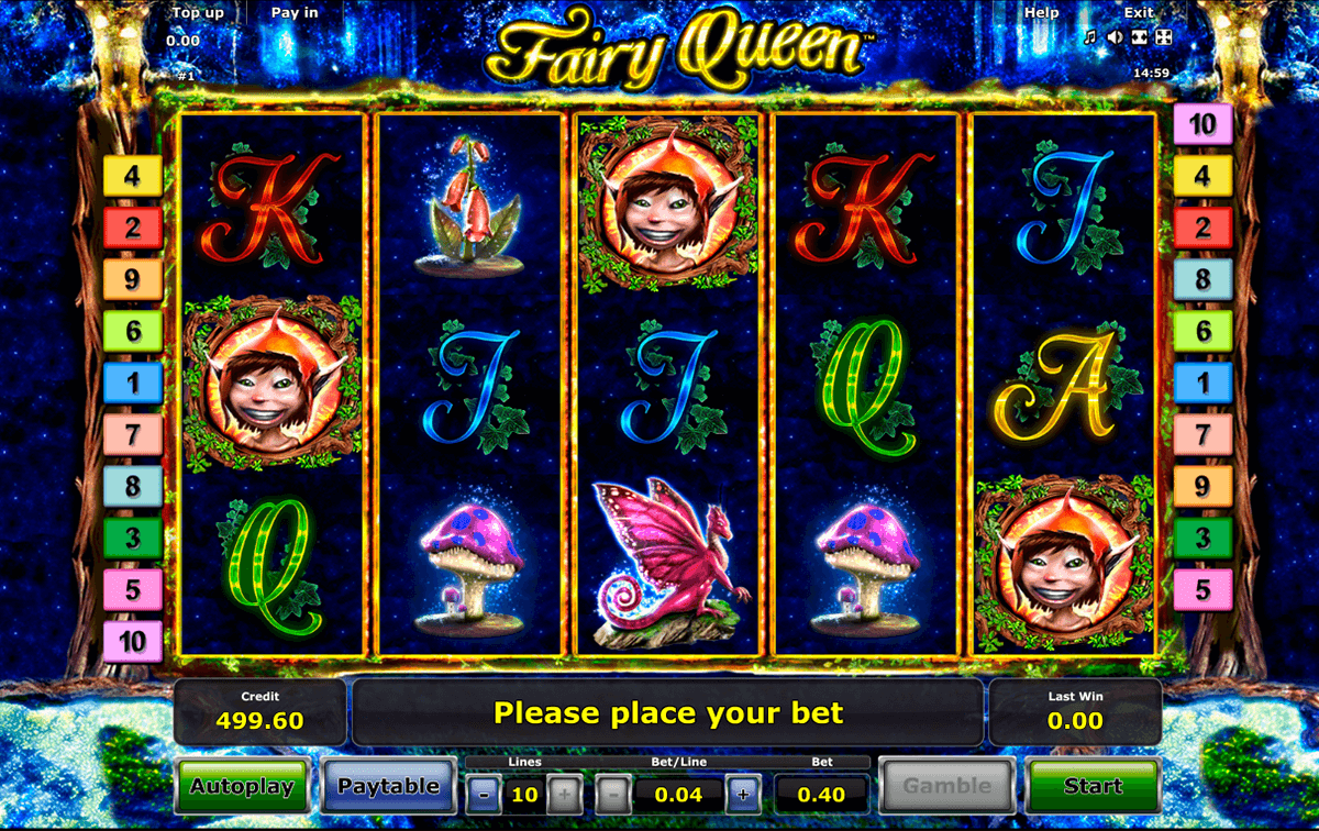 fairy queen novomatic slot machine 