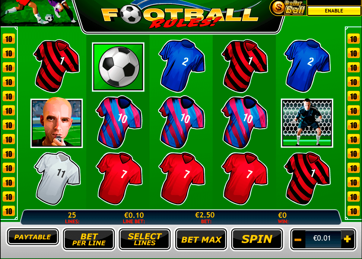 football rules playtech slot machine 