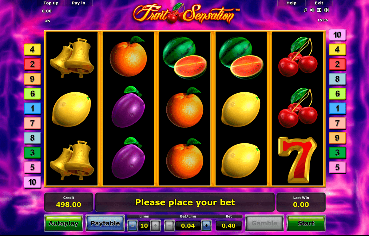 fruit sensation novomatic slot machine 