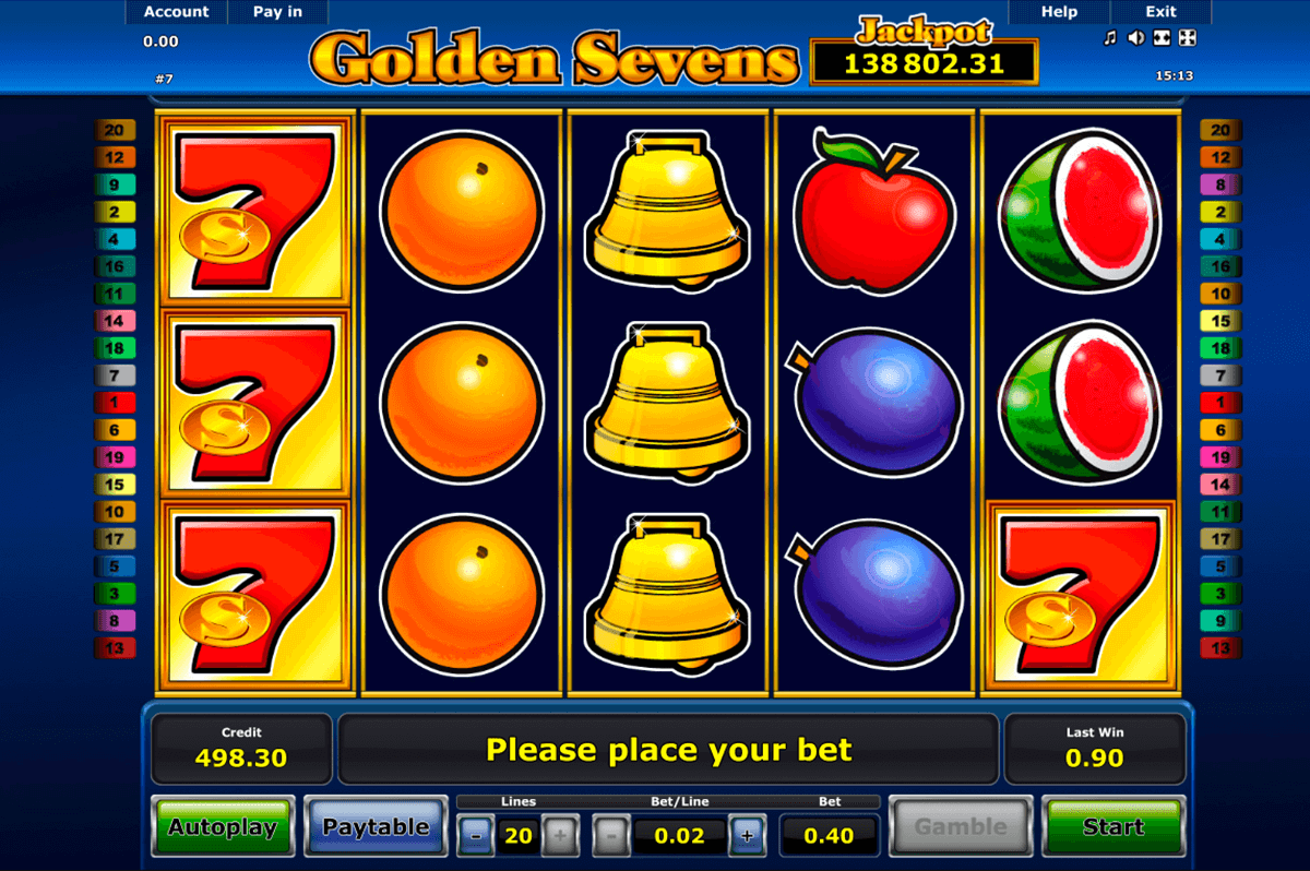 golden sevens novomatic slot machine 