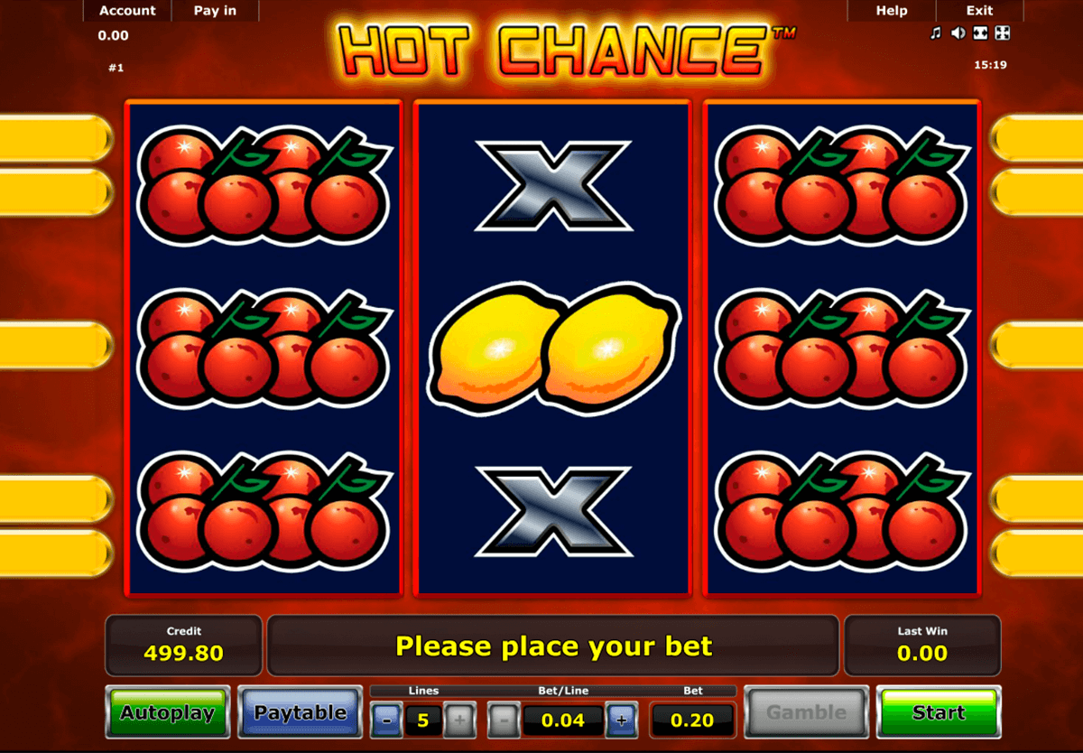 hot chance novomatic slot machine 