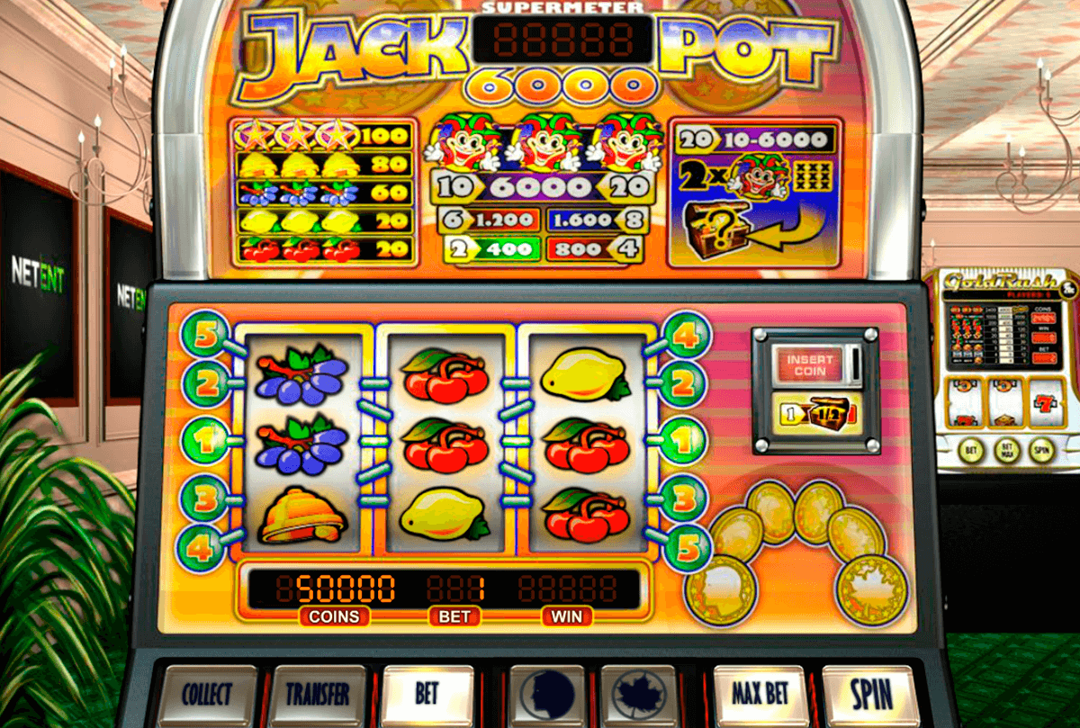 jackpot 6000 netent slot machine 