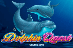 logo dolphin quest microgaming slot online 