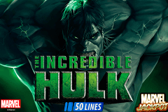 logo incredible hulk playtech slot online 
