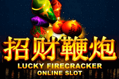 logo lucky firecracker microgaming slot online 