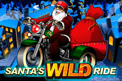 logo santas wild ride microgaming slot online 