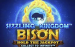 logo sizzling kingdom bison wazdan 