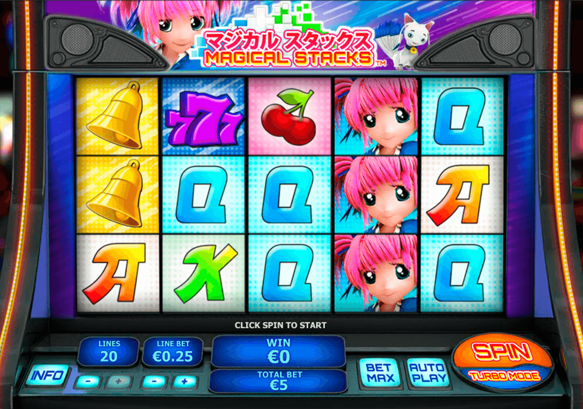 magical stacks playtech slot machine 