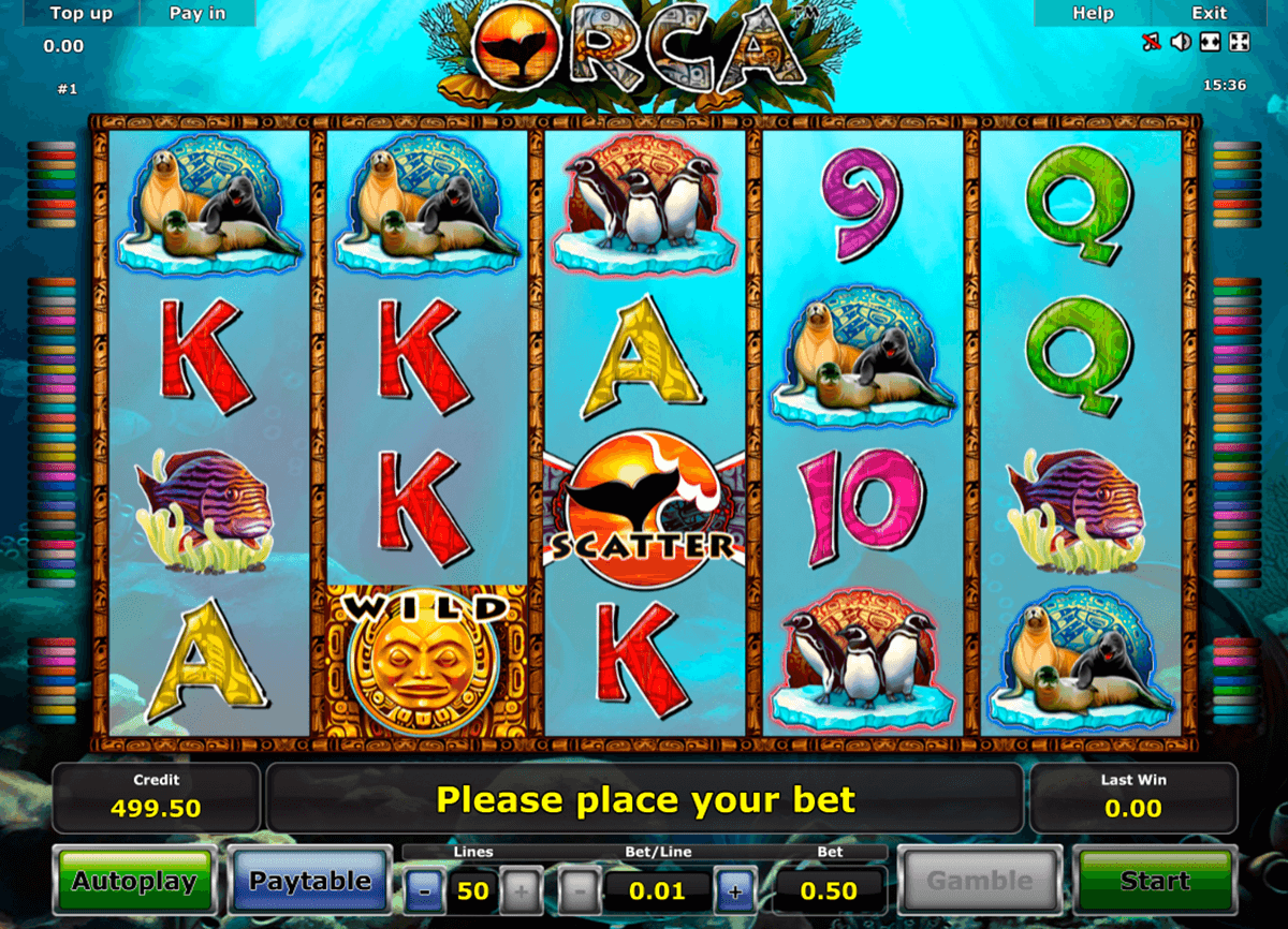 orca novomatic slot machine 