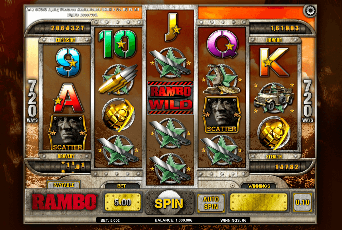 rambo isoftbet slot machine 