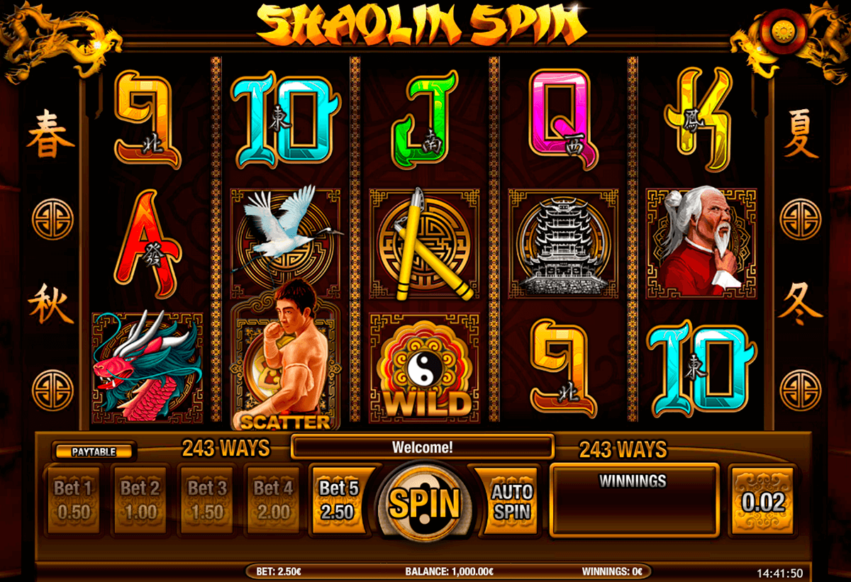 shaolin spin isoftbet slot machine 