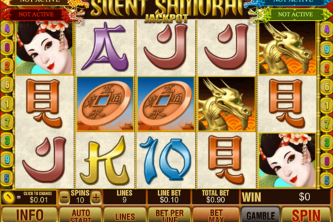 silent samurai jackpot playtech slot machine 