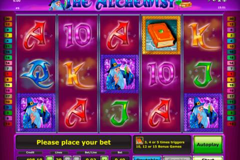 the alchemist novomatic slot machine 