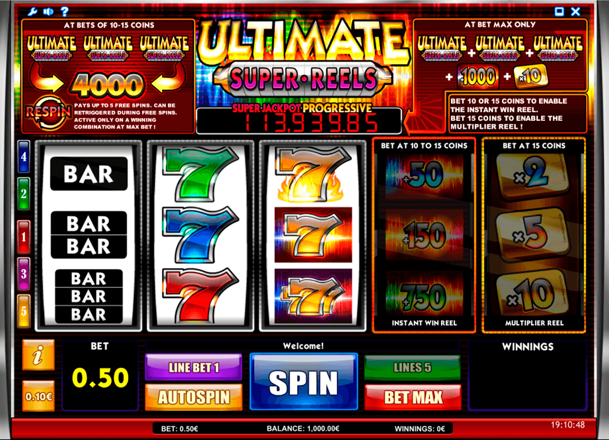 ultimate super reels isoftbet slot machine 